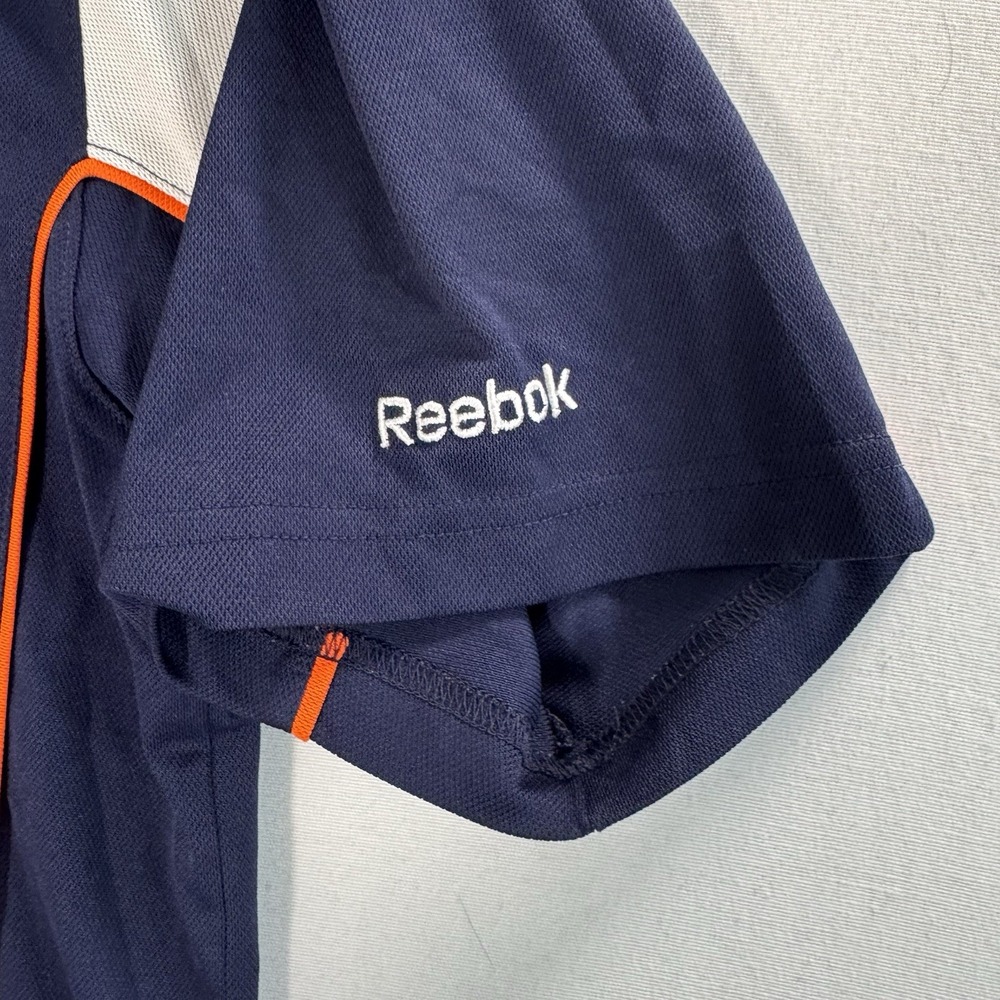 Reebok Detroit Tigers Polo Shirt Mens Medium Genuine Merchandise Embroidered - Picture 5 of 8